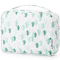 Mossio Hanging Toiletry Bag with Sturdy Hook - Large Portable Cosmetic Makeup Travel Organizer for Men & Women - color: Cactus
