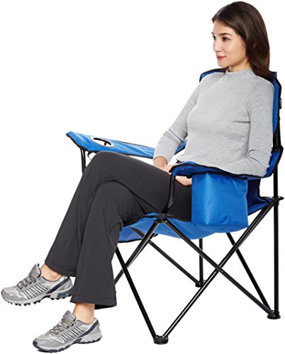 Amazon Basics Camping Chair - style: X Large, Padded, Blue