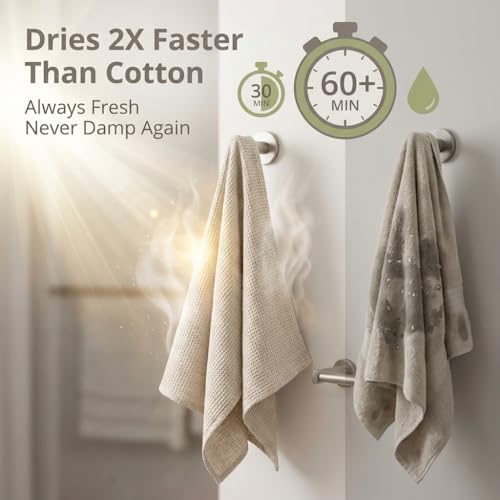 Pure 100% Linen Bath Towel - 30x60-inch Lightweight Travel Towel - Linen Beach Towel Waffle Weave Quick Dry Hair Towel - Thin Towels for Bathroom - color: Natural Linen, size: Bath Towel
