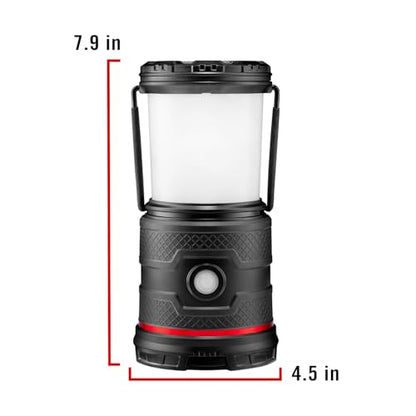 COAST EAL30R 1000 Lumen Rechargeable Emergency Camping Lantern with Warm, Day, Red & Red Flashing Mode, Foldeable Handle, 15 Hours of Runtime