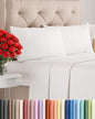 Twin 4 Piece Sheet Set - Comfy Breathable & Cooling - Ultra Soft Hotel Luxury Bedding Set w/ 8-16 Inch Deep Pockets - 1 Flat & 1 Fitted Sheet & 2 Pillowcases - Wrinkle Free & Easy Care - Antique White - color: 02 - Antique White, size: Twin