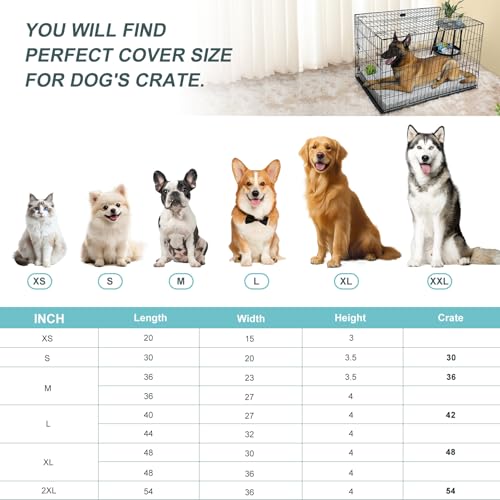 Explore Land Waterproof Dog Bed Cover Machine Washable Fluffy Dog Bed Replacement Cover, 48Lx36Wx4H inch, Gray - color: Gray With Softer Fluffy, size: 48”Lx36”Wx4”H