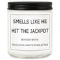 Bridal Shower Gifts for Bride, Bride to Be Engagement Gift for Couples Women, Funny Wedding Lavender Candles - style: JACKPOT