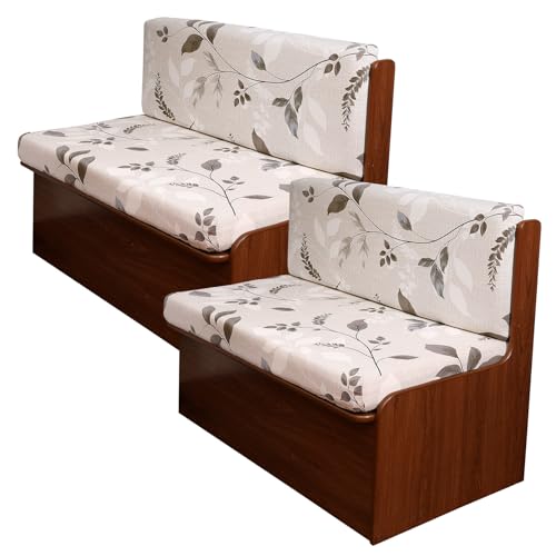 CRFATOP 4 Pieces RV Couch Covers for Sofa Bed Printed Large Camper Cushion Slipcover Stretch 3 Seat Rv Dinette Cushion Furniture Protector for Jackknife Sleeper Sofas, 2 Backrest & 2 Bench Cover,D01 - color: Color D01, size: 2 Set