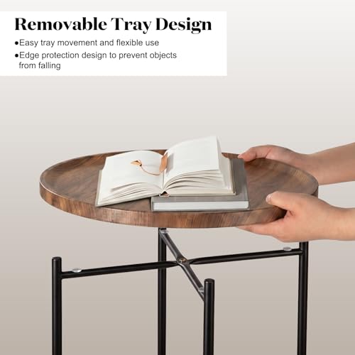 danpinera 2-Tier End Table - color: Walnut