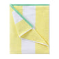 HENBAY Cotton Oversized Beach Towel - Large 70 x 35 Inch Pool Towel, Yellow Striped Quick Dry Swimming Cabana Towel - color: Yellow