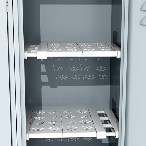 cOOva School Locker Shelf Organizer for Small Lockers, Work Accessories (1, 9.5''W/(10.25''-15.75'') L)