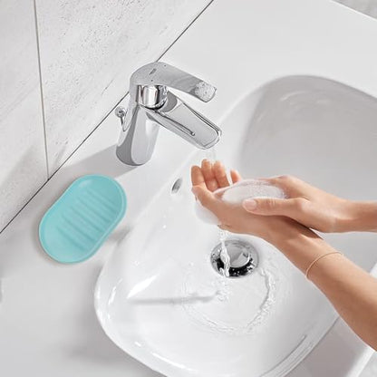 4Pcs Bar Soap Holder, IEMIEBSHA Leakproof Portable Travel Soap Dish Case with Lid, Travel Size Essentials Box Container for Home Bathroom Shower Outdoor Camping Hiking Traveling Gym