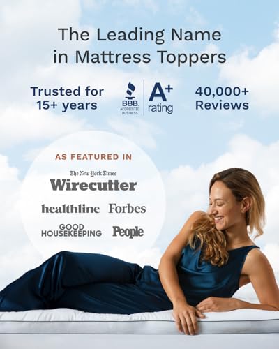 ViscoSoft 4 Inch Pillow Top Memory Foam Mattress Topper Queen - Cooling Hybrid Lux Dual Layer Mattress Pad - CertiPur-US Certified - size: Queen, style: 4 Inch