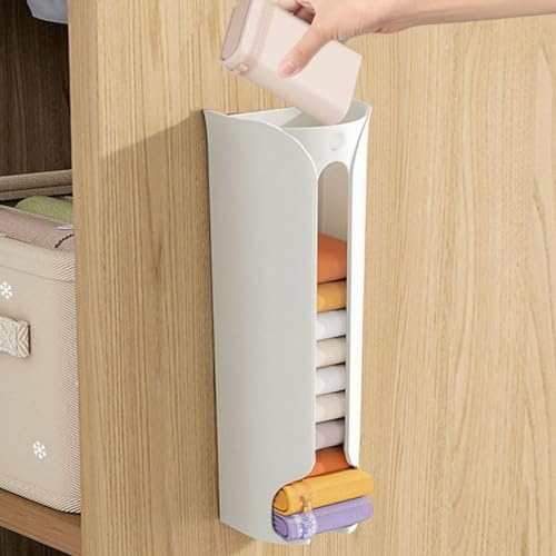 2PCS Wall Mounted Socks Panties Storage Box, Sock Storage Organizer Large Capacity Underwear Storage Box for Storing Panty Lingerie Ties