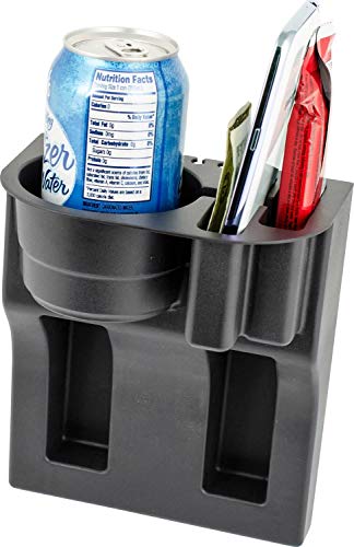 Custom Accessories 91129 Black Mobile Device Organizer with Cup Holder - style: Device Organizer