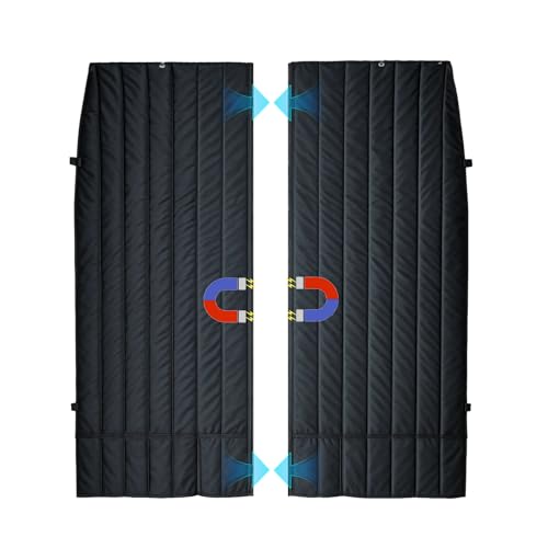 Privacy Cab Curtain for Mercedes-Benz Sprinter High Roof Van, 2007-Current, Divider Screen for Cab & Living Quarters, Magnetic Closure, Without Curtain Rod
