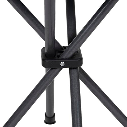 Stansport Apex Fold-Up Stool (G-140) - Black/Grey, Portable and Lightweight Stool for Camping, Fishing, Hiking, Backpacking and More - 300 lbs weight capacity