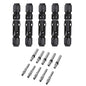 10AWG Solar Panel Connectors IP68 Waterproof 1500V 50A Solid Tinned Copper Terminal Black 5 Pairs for Solar PV Cable(6mm²) - size: 6mm2 (10AWG)