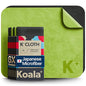 Koala Lens Cleaning Cloth | Japanese Microfiber | Glasses Cleaning Cloths | Eyeglass Lens Cleaner | Eyeglasses, Camera, VR/AR Headset, and Screen Cleaner | Black & Green (Pack of 6) - color: Black / Green, size: 6 Pack