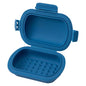 Silicone Travel Soap Case – Leakproof Bar Soap Holder with Lid, Shatterproof Soap Container for Bar Soap & Shampoo Bars, Travel Essentials for Camping, Gym, Hiking –2026 Version Blue1 Pack - color: Blue