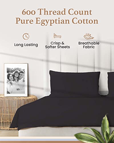 Good Sleep Bedding Luxurious Dark Gray RV King Sheets 72 x 75-100% Egyptian Cotton, 4 Piece Set - Ultra Soft, 16" Deep Pockets - color: Dark Gray, size: Short King (72 x75)