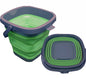 Collapsible Bucket 10L Square - Perfect for The Trailer, Motorhome, Small Apartment, Camping, Boating, RV or Airstream,car Detailing Supplies