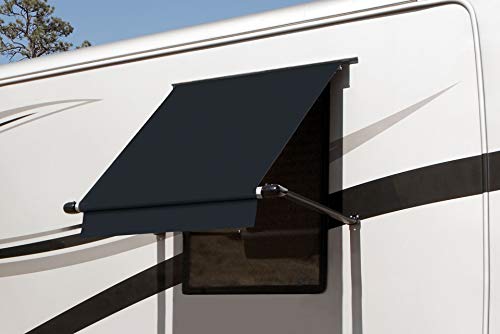Carefree WG0354E4EB Simply Shade RV Window Awning-Black Vinyl-3.5' (42") - color: Black, size: 3.5' (42")