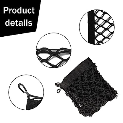 Amiss Cargo Net Stretchable, Car Exterior Accessories, Adjustable Elastic Trunk Storage Net with Hook for SUVs, Cars and Trucks (35.4x15.8 Inch) - size: 35.4x15.8 Inch