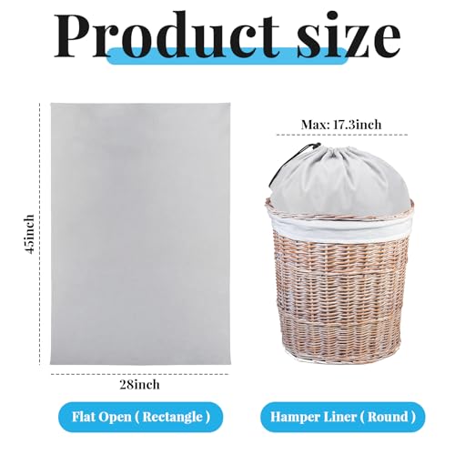 Woanger 12 Pack 28 x 45 Inch Extra Large Laundry Bags Bulk Washable Travel Laundry Bag with Drawstring Closure Large Dirty Clothes Organizer for College Dorm Home Hotel Camping (Silver) - color: Silver