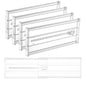 Vtopmart 4 Pack 6" Tall Upgrade Drawer Dividers for Big and Deep Drawer, 12.8"-22.3" Adjustable Expandable Dresser Drawer Organizer, Clear Plastic Separators for Dresser, Baby Supplies, Kitchenware - size: Tall-6" without Inserts