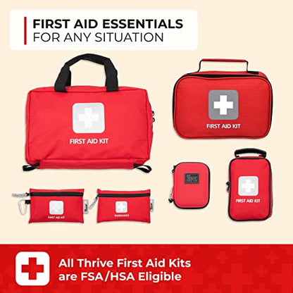 First Aid Kit – 291 Pieces of First Aid Supplies | Hospital Grade Medical Supplies for Emergency and Survival Situations | Ideal for Home, Car, Trucks, Camping, Hiking, Travel, Sports, Pets, Hunting - style: 291 Piece - Grey