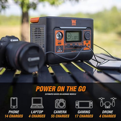 WEN 300-Watt 269Wh Lithium-Ion Power Station and Battery-Powered Inverter Generator (PP300i)