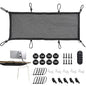 Under Desk Cable Management Net, 36PCS Under Table Cord Management Mesh Organizer Flexible Wire Hiders, Extra Large Capacity Wire Management Kit Under Desk, Fits Most Tables - size: 8 holes