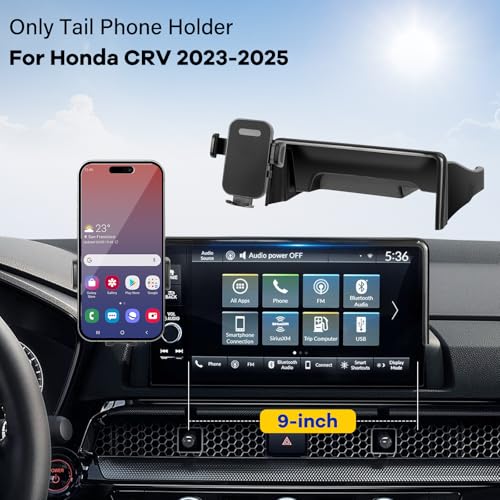 Car Phone Holder Compatible with Honda CRV CR-V 2023-2025 2026 7/9 inch Screen Cell Phone Mount with Dash Organizer Dash Storage Box 360° Rotation - size: 2023-2025 Honda-CRV 9-inch