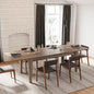 71"-106" Extendable Dining Table for 4-12 People, Space-Saving Extra Long Transformer Table with Extension Leaves Holder, Oak - color: Oak, style: 71" - 106.5" (4-12 People)