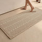 Sunfly Waffle Runner Rug Bathroom, Boho Bath Mat Super Absorbent & Quick Dry, Non-Slip Washable with Tassels, Ultra Soft Farmhouse Long Bathroom Rug 24"x60" Beige - color: Beige, size: 2' x 5' (Rectangular)
