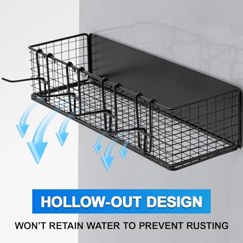 Maxdot 2 Pack Magnetic Storage Bins for Pellet Smoker Grill, 1 Large & 1 Small Grill Caddy with Paper Towel Holder and Hooks, BBQ Organizer Accessories for Most Pellet Grills - style: 1 Large + 1 Small Bin Set