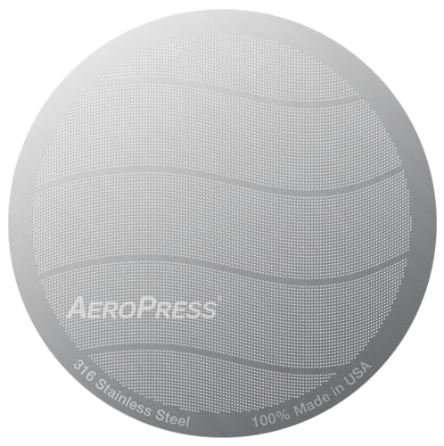 AeroPress Go Travel Coffee Maker & Stainless Steel Filter Bundle