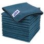 MR.SIGA Microfiber Cleaning Cloth, All-Purpose Microfiber Towels, Streak Free Cleaning Rags, Pack of 12, Light Teal, Size 32 x 32 cm(12.6 x 12.6 inch) - color: Light Teal