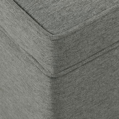 HomePop 24" Storage Ottoman - Gray - color: Gary