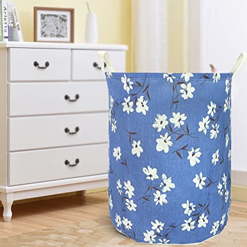 Merdes 19.7’’ Waterproof Foldable Laundry Hamper, Dirty Clothes Laundry Basket, Linen Bin Storage Organizer for Toy Collection (Magnolia) - color: Magnolia