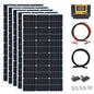 500 Watt 12Volt Solar Panel Kit 5X100W Monocrystalline Module 50A Charge Controller for RV, Boats, Trailer, Camper,Off-Grid System (500W Solar Kit) - style: 500W solar kit