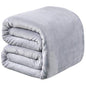 Polar Fleece Throw Blankets Travel Size for The Bed Extra Soft Brush Fabric Super Warm Sofa Throw Blanket 50" x 61"(Gray Travel) - color: Gray, size: Travel (50-Inch-by-61-Inch)