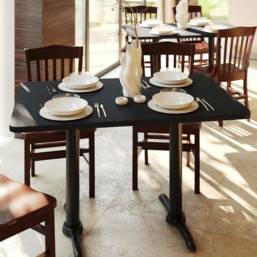 Flash Furniture Glenbrook 30'' x 48'' Rectangular Table Top with Black or Mahogany Reversible Laminate Top - color: Black/Mahogany, size: 30" x 48" Rectangular