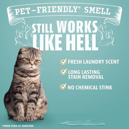 ANGRY ORANGE Cat Urine Odor Eliminator & Stain Remover, Pet Stain Enzyme Cleaner Spray for Dog & Cat Pee - Fresh Scent - 32 oz - size: 32 Fl Oz (Pack of 1)