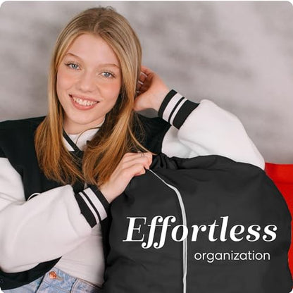 Nylon XL Laundry Bag, Large Capacity with Locking Drawstring, Machine Washable, Fits Laundry Baskets or Hampers, Holds 2 Loads of Clothes (Black, 30" x 40") - color: Black, size: 30" x 40"