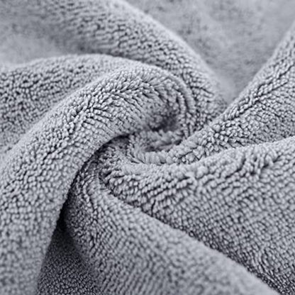 POLYTE Quick Dry Lint Free Microfiber Bath Sheet, 35 x 70 in, Pack of 2 (Gray) - color: Gray