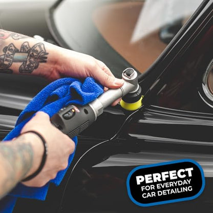 The Rag Company - Edgeless 365 Microfiber Towels (10-Pack) Premium 70/30 Blend, Professional Polishing, Wax Removal, Auto Detailing, 365gsm, 16in x 16n, Royal Blue - color: Blue
