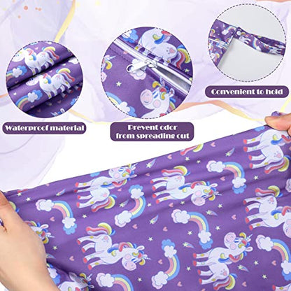 Shappy 2 Pack Large Travel Laundry Bags, Large Wet Dry Waterproof Dirty Clothes Bag for Suitcase, Swimsuit Beach Gym College Dorm Wet Bag(Unicorn) - style: Unicorn