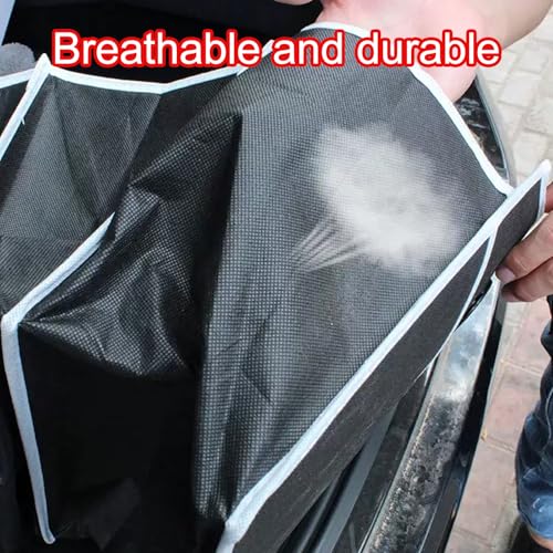 Car Trunk Folding Storage Organizer with 3 Compartments - Large Capacity Portable Waterproof Bag for Cargo Trunks, Universal Fit for SUVs, Trucks & Vans