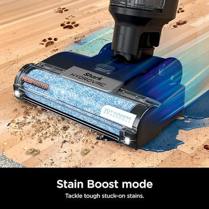 Shark HydroVac MessMaster Wet Dry Vacuum Cleaner, Cordless, 3-in-1 Vacuum Mop All in One & Self-Cleaning System, Lightweight, Powerful Suction, for Hard Floors & Area Rugs, Stone, WD261,Rose Gold - style: Cordless w/ Essential