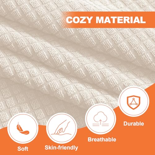FUANGUI RV Dinette Cushion Covers Stretch Camper Seat Cover Booth Seats Replacement RV Washable Sofa Furniture Protector - color: Beige