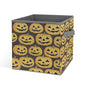 Pumpkin Faces Pattern Foldable Storage Box with Handle Organizer Containers for Home Office Clothes Office Supplies - color: style-2