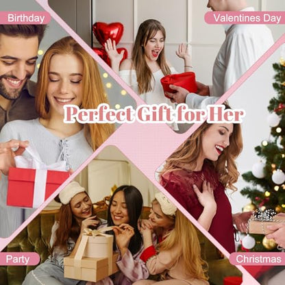 Compact Mirror, 1X/3X Magnifying Travel Mirror with Light Small Purse Mirror Pocket Mirror for Makeup, Mini LED Portable Handheld Makeup Mirror Travel Essentials Gifts for Women Girls, Pink